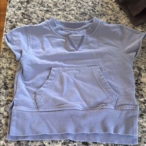 Little bipsy Kids Blue Short Sleeve Top 6-12 month size